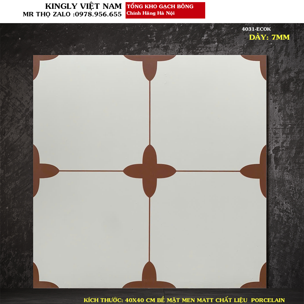 Gạch bông cổ điển 40x40 4031